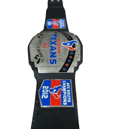 Houston Texas NFL Championship Title Belt - WWF Belt