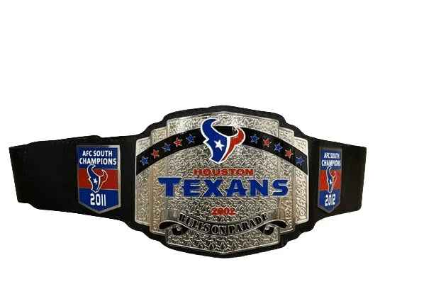 Houston Texas NFL Championship Title Belt