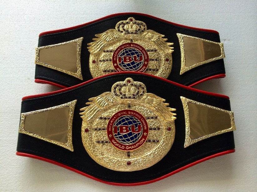 IBU International Boxing Union Championship Belt - WWF Belt