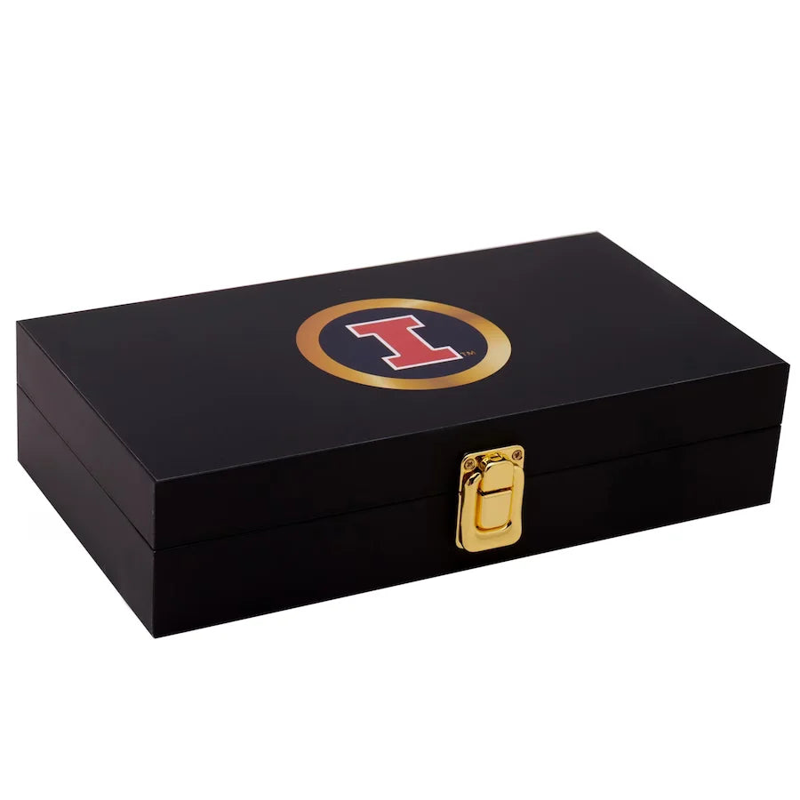 Illinois Fighting Illini Championship Replica Side Plate Box Set