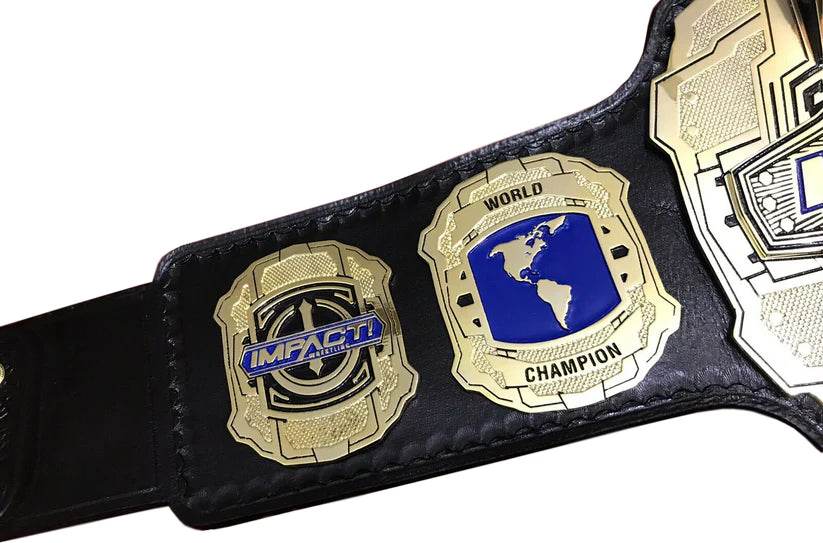 Impact World Championship Heavyweight Wrestling Title Belt - WWF Belt