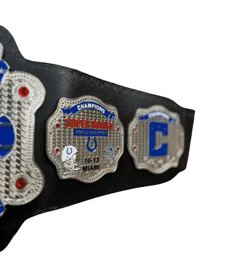 Indianapolis Colts NFL Championship Title Belt - WWF Belt