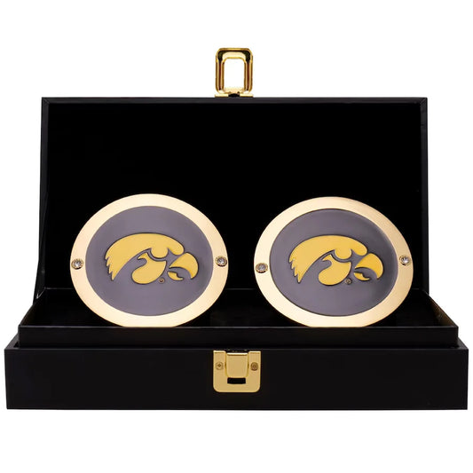 Iowa Hawkeyes Championship Replica Side Plate Box Set