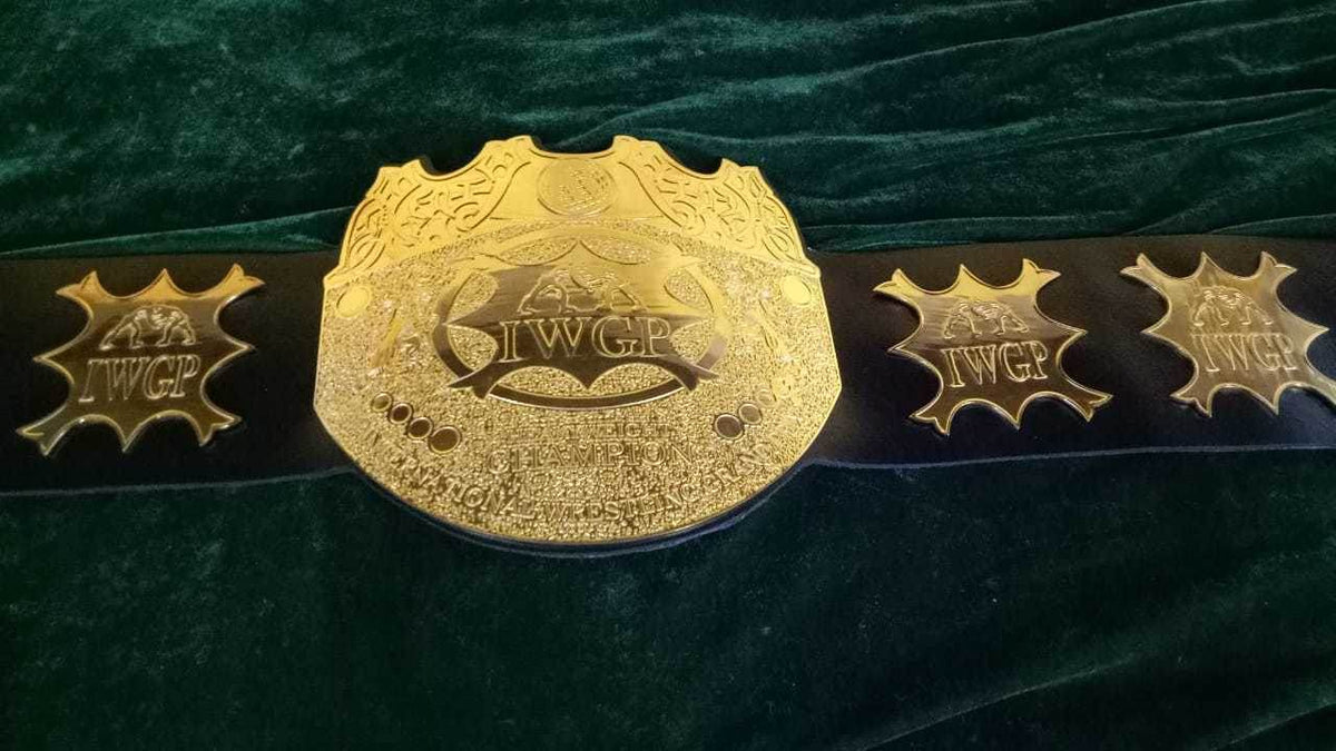 IWGP Heavyweight Wrestling Championship Leather Belt - WWF Belt