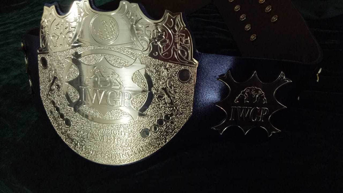 IWGP Heavyweight Wrestling Championship Leather Belt - WWF Belt