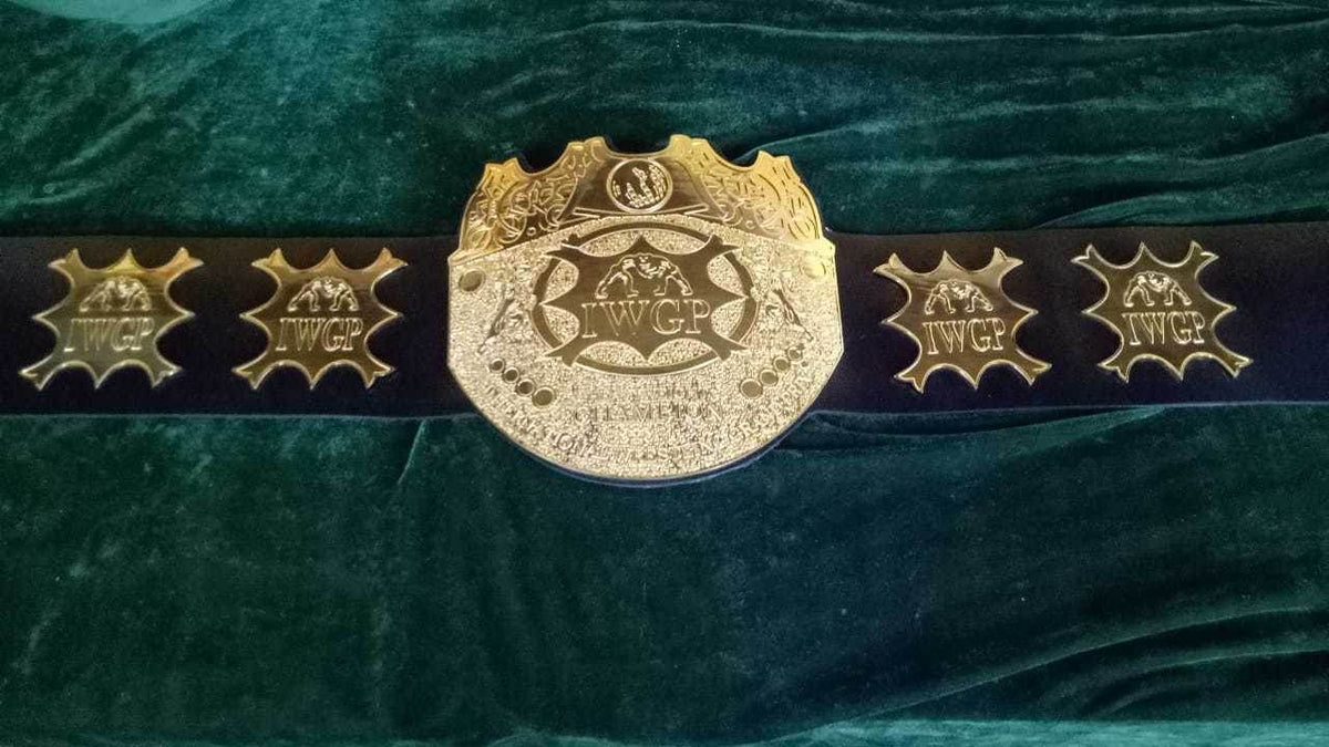 IWGP Heavyweight Wrestling Championship Leather Belt - WWF Belt