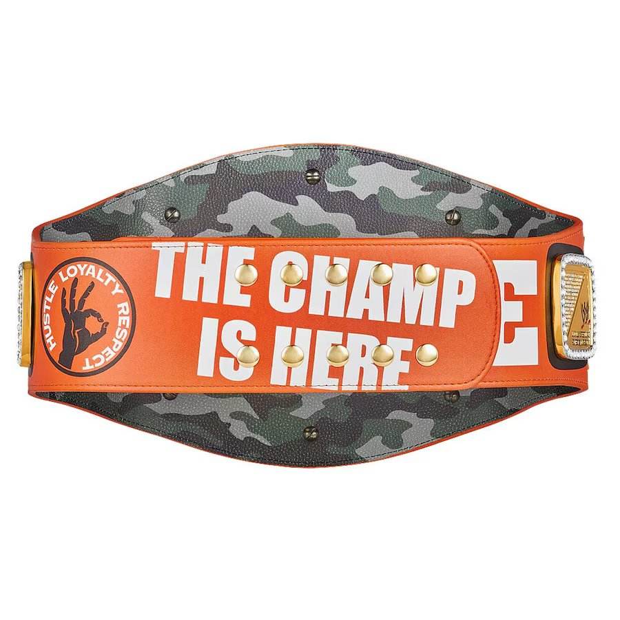 John Cena Signature Series Championship Replica Title Belt - WWF Belt