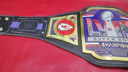Kansas City Chiefs Edition Super Bowl LVIII Champions Legacy Title Belt - WWF Belt