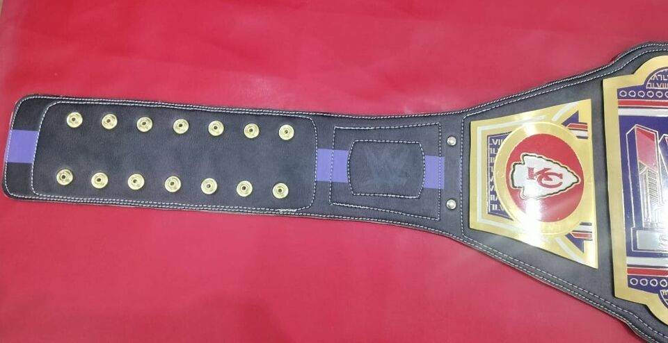Kansas City Chiefs Edition Super Bowl LVIII Champions Legacy Title Belt - WWF Belt