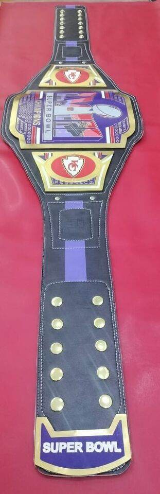 Kansas City Chiefs Edition Super Bowl LVIII Champions Legacy Title Belt - WWF Belt