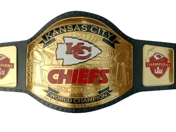 Kansas City Chiefs Kc NFL Championship Title Belt - WWF Belt