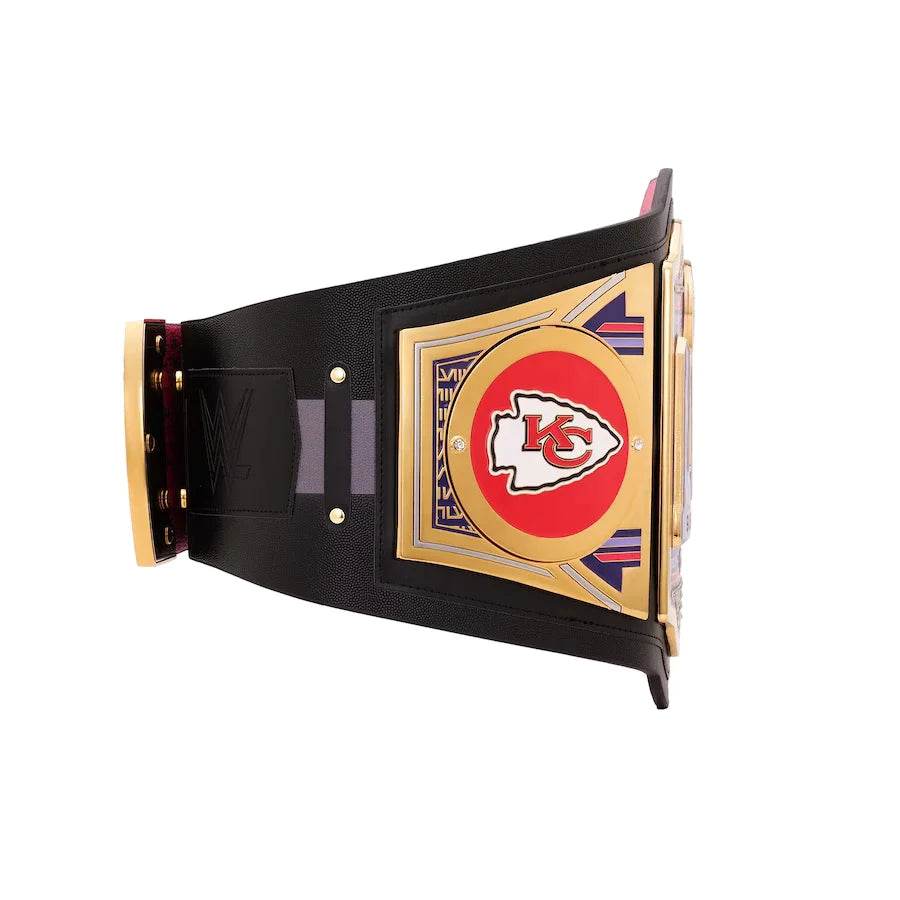 Kansas City Chiefs Super Bowl LVIII Champions WWE Legacy Title Belt - WWF Belt