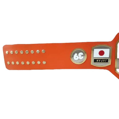 Kazushi Sakuraba Sugi IQ Wrestling Hunter Champion belt - WWF Belt