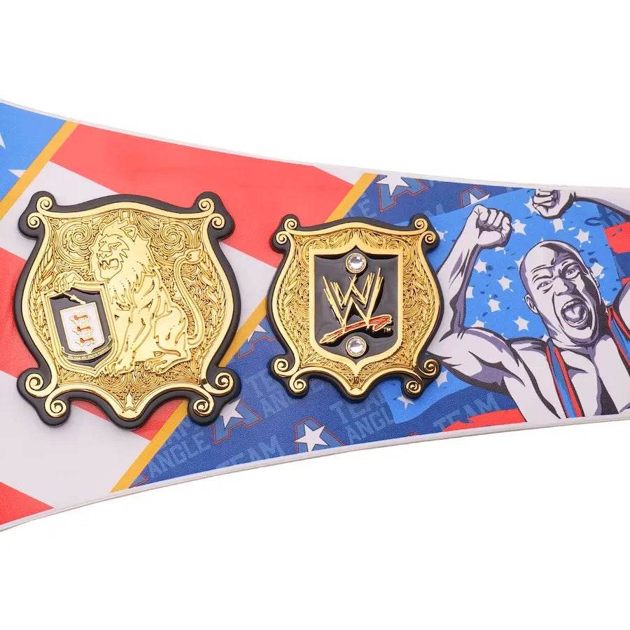 Kurt Angle Signature Series Belt – WWE Champion Replica Title - WWF Belt