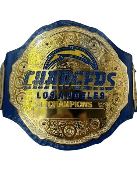 LA Chargers Los Angeles Championship Belt Adult Size 2mm Brass - WWF Belt