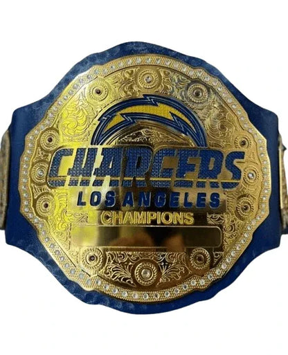 LA Chargers Los Angeles Championship Belt Adult Size 2mm Brass - WWF Belt