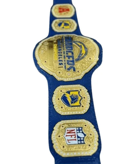 LA Chargers Los Angeles Championship Belt Adult Size 2mm Brass - WWF Belt