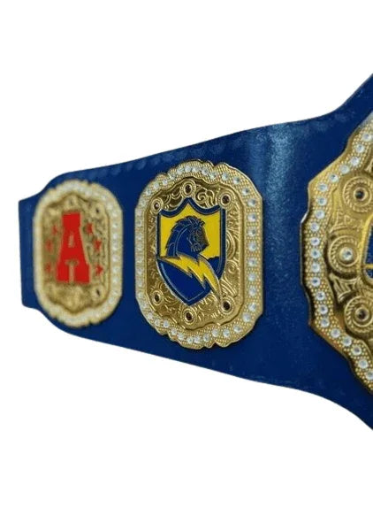 LA Chargers Los Angeles Championship Belt Adult Size 2mm Brass - WWF Belt