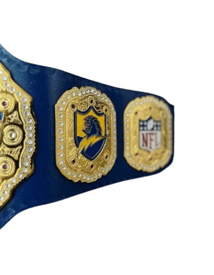 LA Chargers Los Angeles Championship Belt Adult Size 2mm Brass - WWF Belt