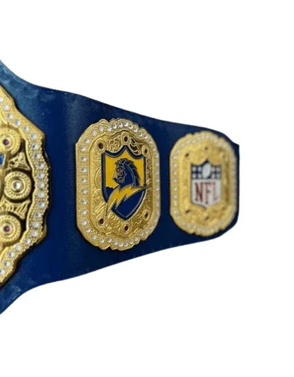 LA Chargers Los Angeles Championship Belt Adult Size 2mm Brass - WWF Belt