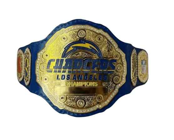 LA Chargers Los Angeles Championship Belt Adult Size 2mm Brass