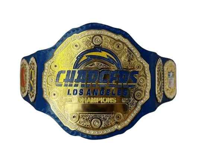LA Chargers Los Angeles Championship Belt Adult Size 2mm Brass