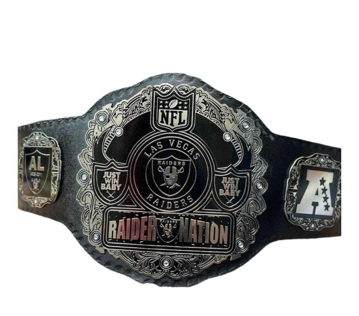 Las Vegas Raider Nation NFL Championship Replica Title Belt
