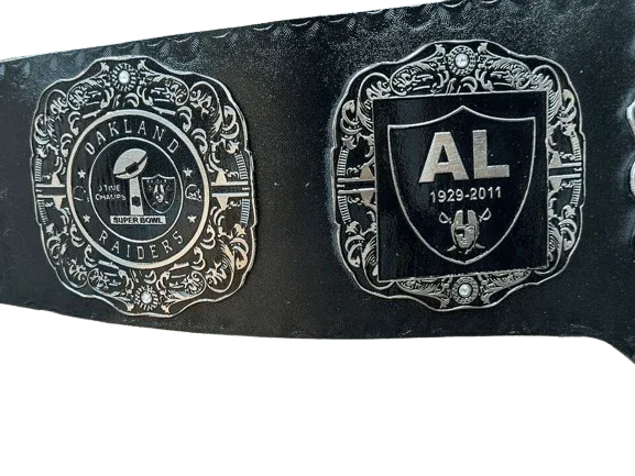 Las Vegas Raider Nation NFL Super Bowl Champions Championship Belt - WWF Belt