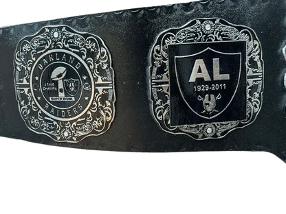 Las Vegas Raider Nation NFL Super Bowl Champions Championship Belt - WWF Belt