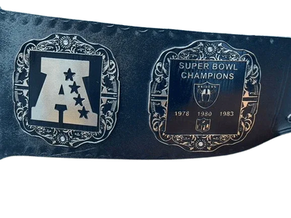 Las Vegas Raider Nation NFL Super Bowl Champions Championship Belt - WWF Belt