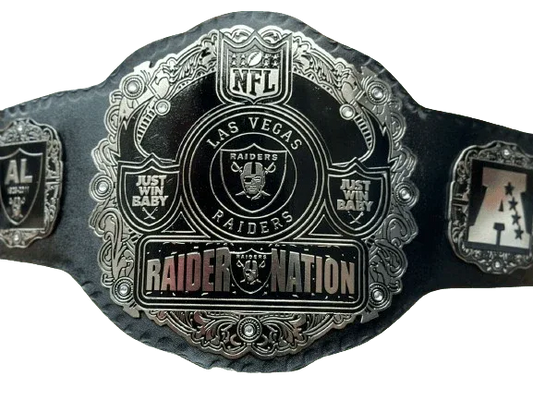 Las Vegas Raider Nation NFL Super Bowl Champions Championship Belt - WWF Belt