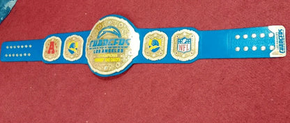 Los Angeles Chargers NFL championship Title Belt - WWF Belt