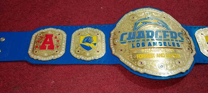 Los Angeles Chargers NFL championship Title Belt - WWF Belt