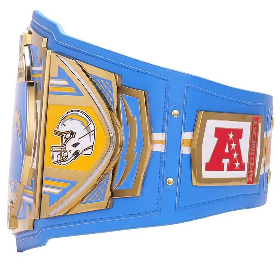 Los Angeles Chargers WWE Legacy Title Belt - WWF Belt
