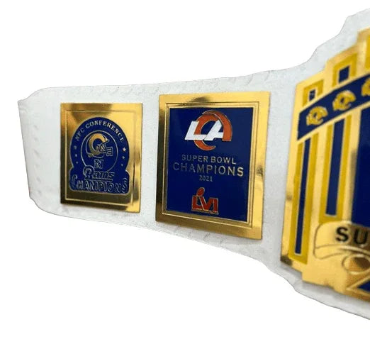 LOS ANGELES LA SUPERBOWL RAMS NFL Championship Belt - WWF Belt
