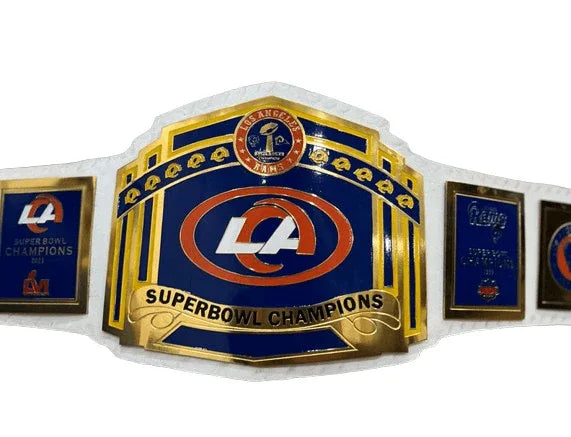 LOS ANGELES LA SUPERBOWL RAMS NFL Championship Belt - WWF Belt