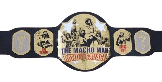 Macho Man Randy Savage Championship Title Belt Replica - WWF Belt