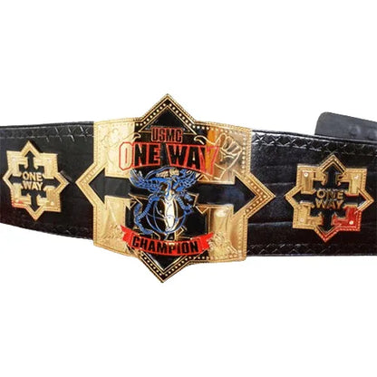 Marine’s ONE WAY Championship Title Belt - WWF Belt