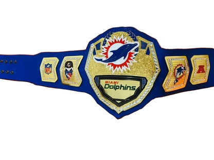 Miami Dolphins championship belt replica adult size - WWF Belt