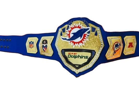 Miami Dolphins championship belt replica adult size - WWF Belt