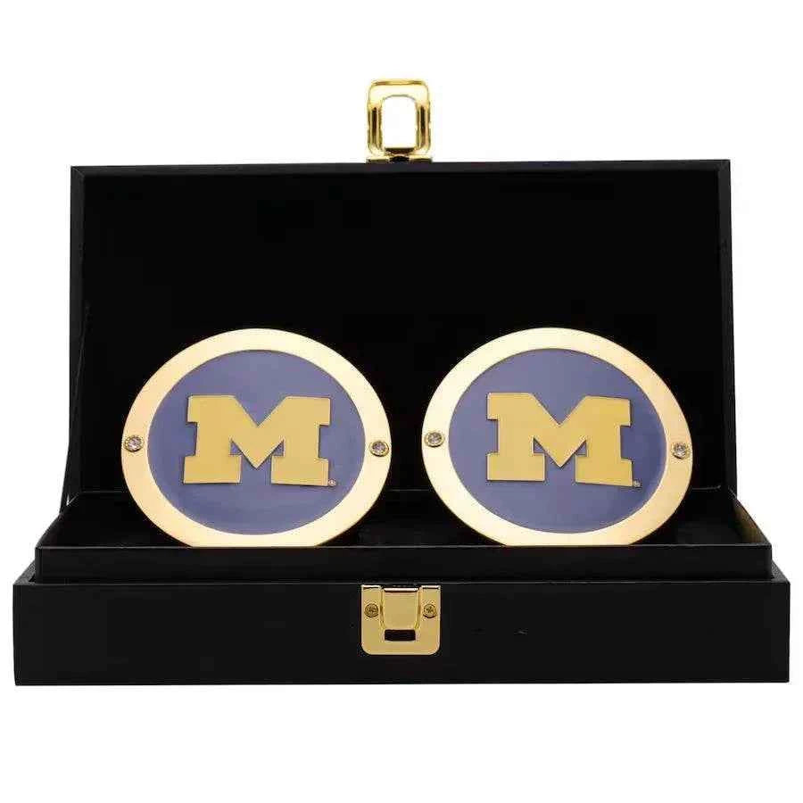 Michigan Wolverines Championship Replica Side Plate Box Set