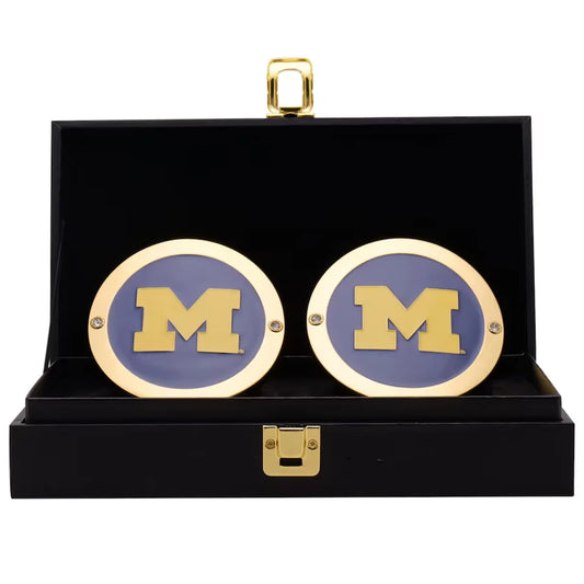 Michigan Wolverines Championship Replica Side Plate Box Set