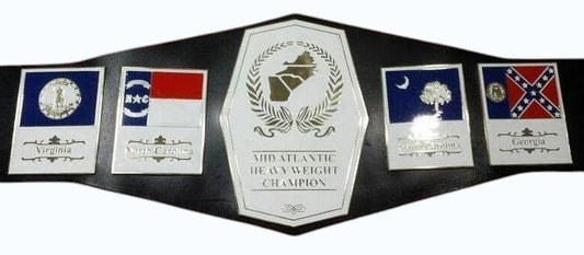 Mid Atlantic Heavyweight Wrestling Champion Leather BeltChampionship BeltWWF Belt