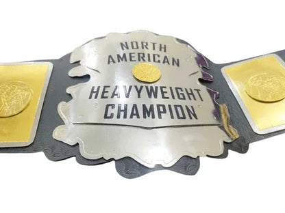 Mid South North American Heavyweight Wrestling Championship Belt - WWF Belt