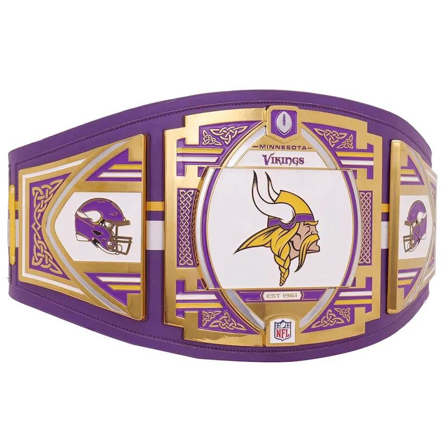 Minnesota Vikings WWE Legacy Title Belt - WWF Belt