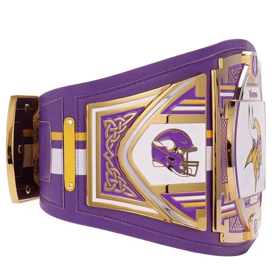 Minnesota Vikings WWE Legacy Title Belt - WWF Belt