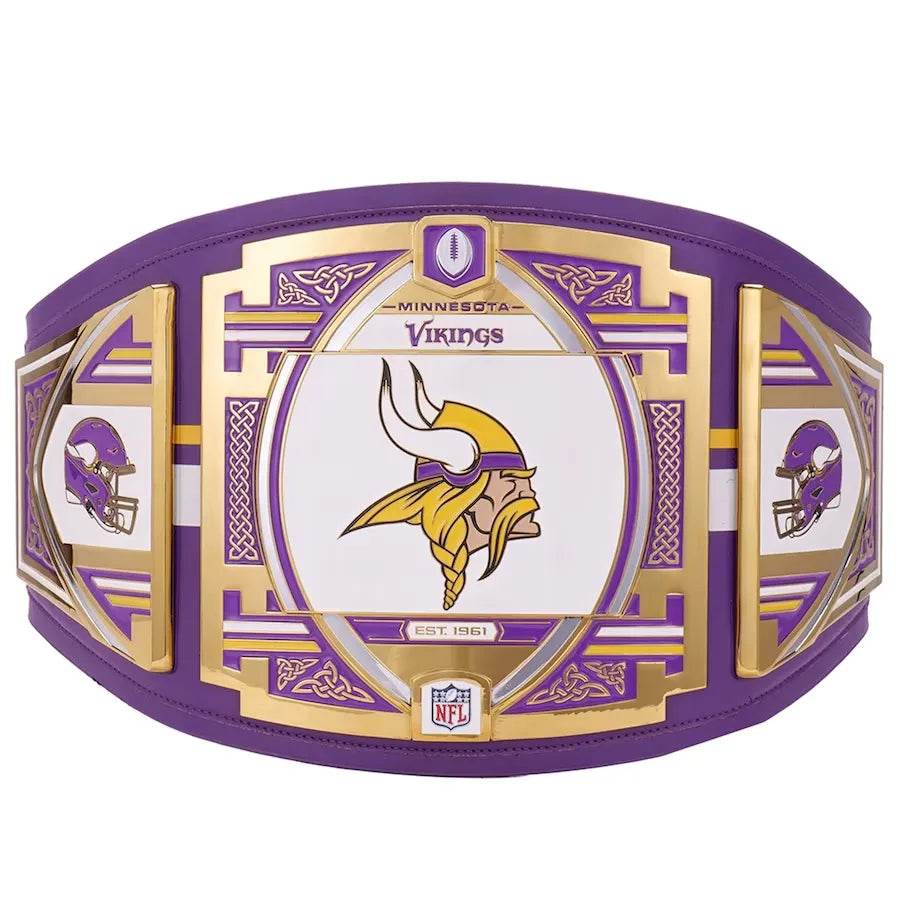 Minnesota Vikings WWE Legacy Title Belt - WWF Belt
