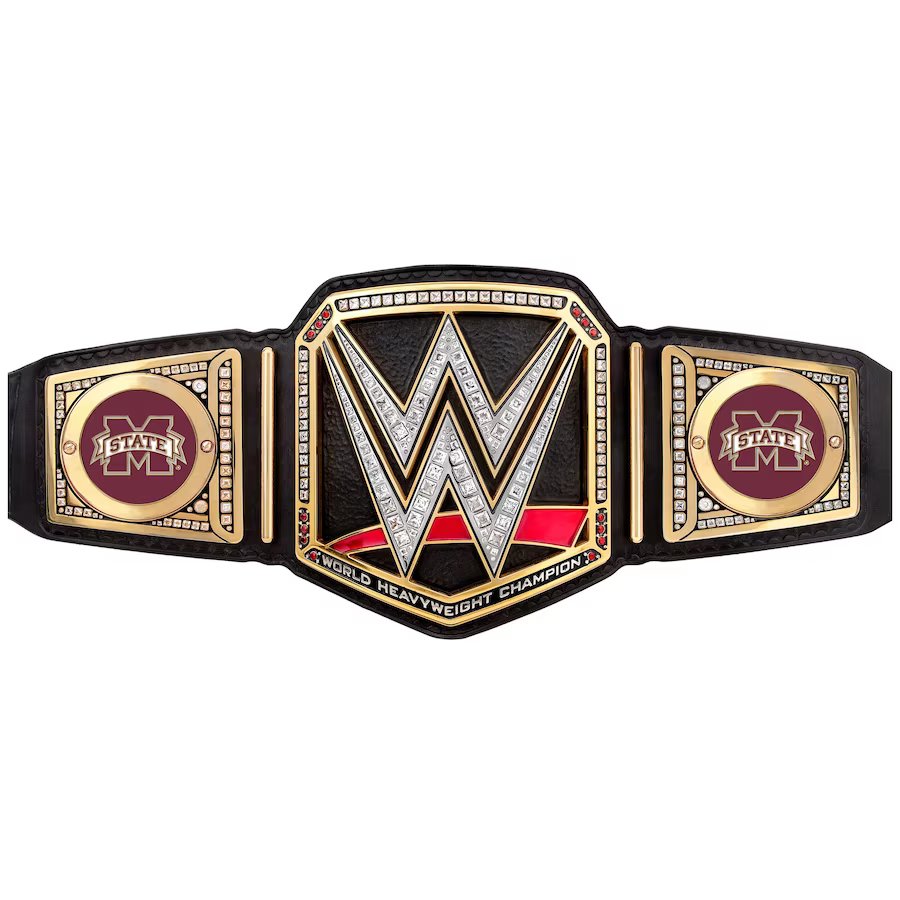 Mississippi State Bulldogs WWE Championship Replica Title Belt