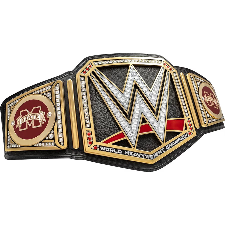 Mississippi State Bulldogs WWE Championship Replica Title Belt