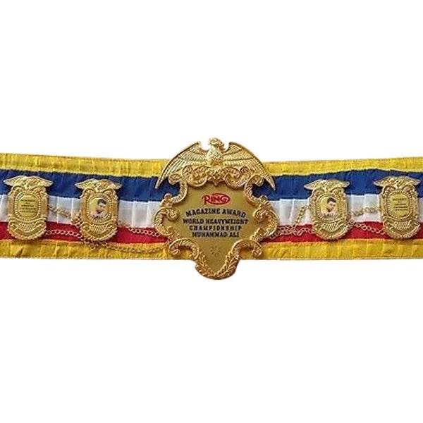 MUHAMMAD ALI Ring Magazine World Championship Belt - WWF Belt